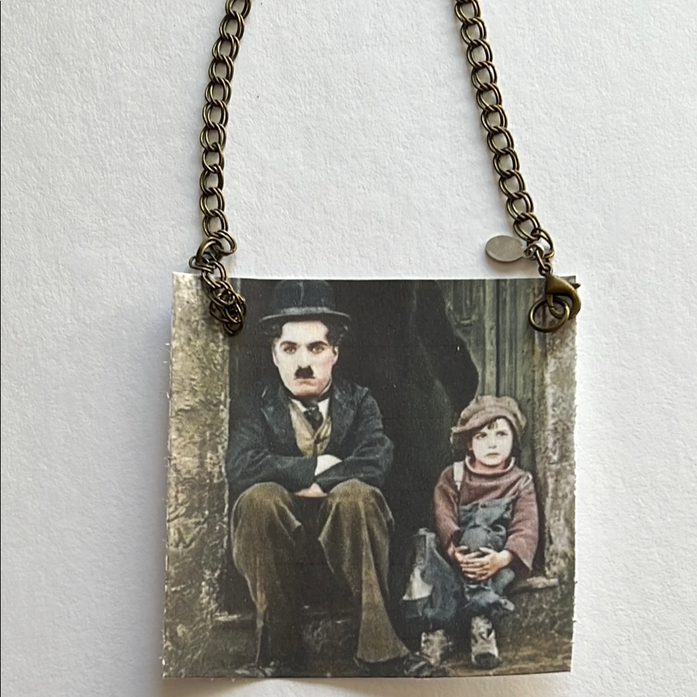 Charlie Chaplain Colorized Ornament